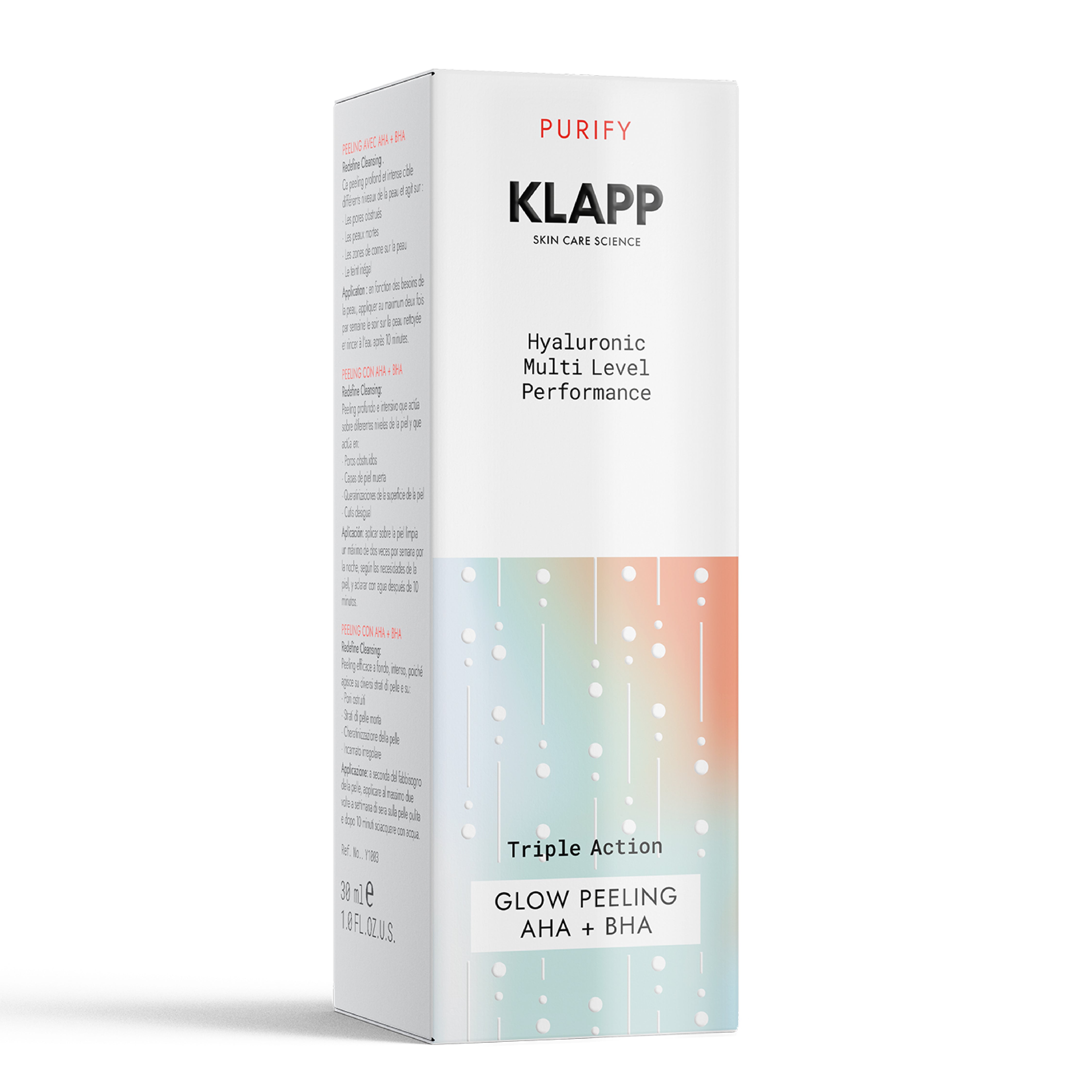 Triple Action Glow Peeling AHA + BHA - Y1003