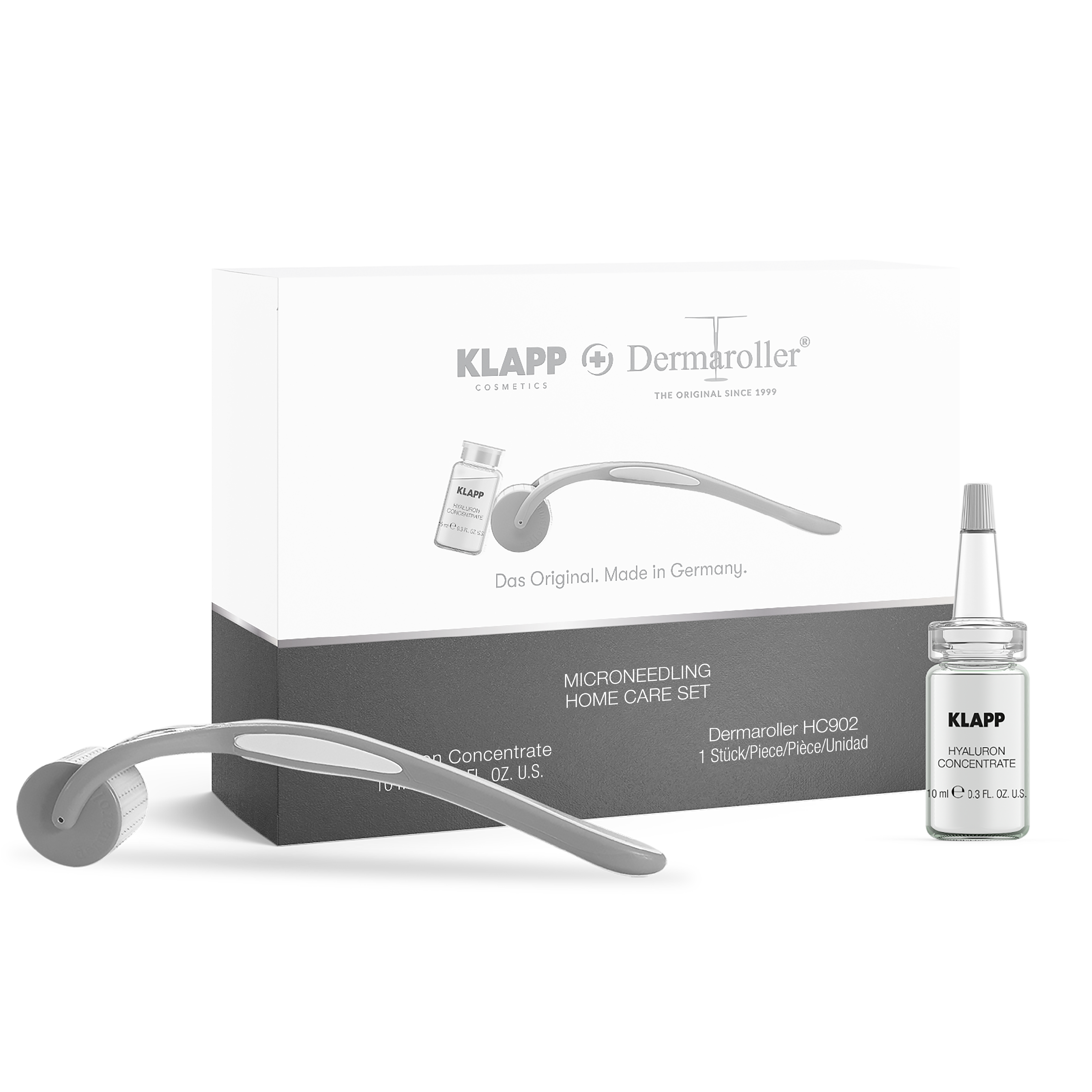 Dermaroller Microneedling Home Care Set (1 roller + 1x10ml) - 1801